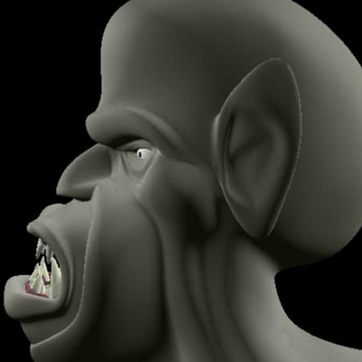 model 3D orc